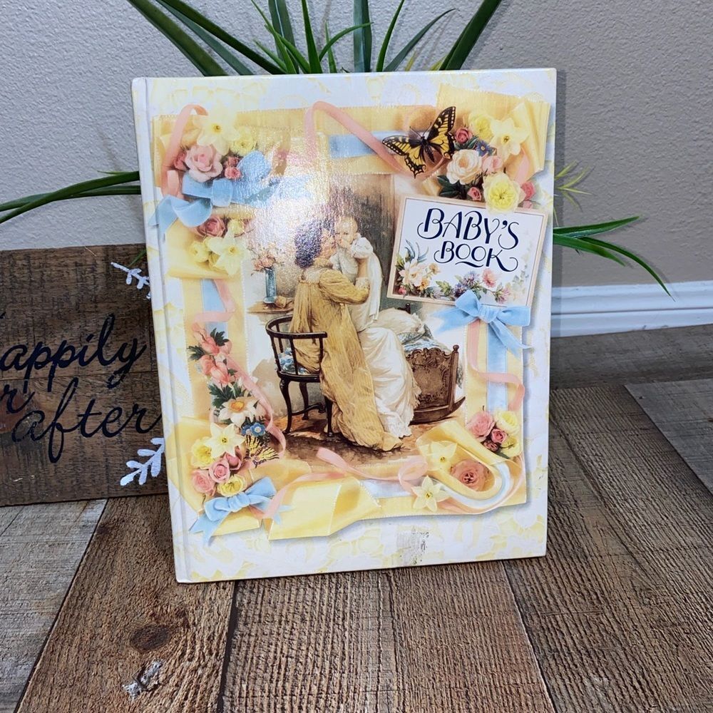 Cynthia Hart Baby's Book Keepsake Victorian Journal Album Antique CR Gibson.